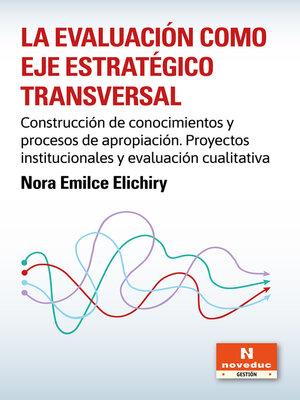 cover image of La evaluación como eje estratégico transversal